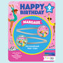 Personalised Gymnastic Fantastic Birthday Hair Clips, thumbnail 5 of 5