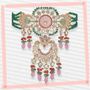 Pink And Green Kundan Necklace Set, thumbnail 2 of 3