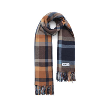 Checked Cashmere Scarf, 2 of 4