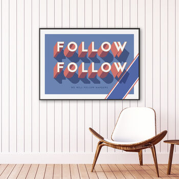 Rangers 'Follow Follow' Poster, 3 of 7