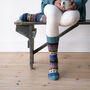 Fair Isle Hand Knitted Wool Socks, thumbnail 4 of 12