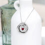 Personalised Russian Ring Garnet Crystal Necklace, thumbnail 9 of 12