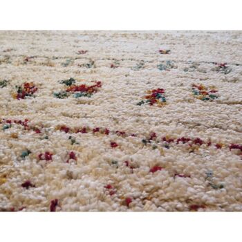 Ethnic Shaggy Cream Rug, 11 of 11