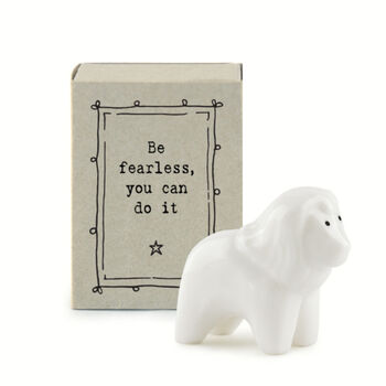Be Fearless You Can Do It Matchbox Lion East Of India, 4 of 5