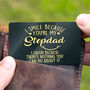 Stepdad Appreciation Keep Safe Fathers Day Gift, thumbnail 1 of 4