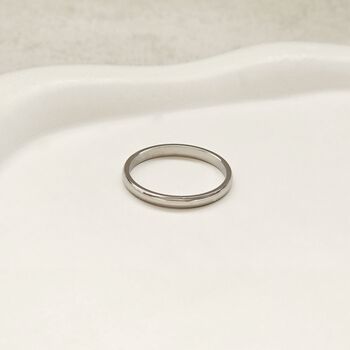 Classic Band Ring Silver 2mm, 3 of 6