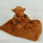 Christmas Highland Cow Baby Toy Soother, Boxed, thumbnail 1 of 5