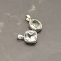Green Amethyst Silver Necklace: February Birthstone, thumbnail 7 of 12