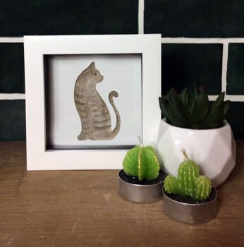 Cat Framed Tile, 2 of 4