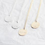 Personalised Large Disc Necklace, thumbnail 3 of 6
