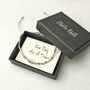 One Day At A Time Morse Code Bracelet In Sterling Silver 925, thumbnail 7 of 8