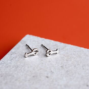 Sterling Silver Lobster Stud Earrings, 4 of 9