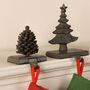 Antique Brown Christmas Stocking Holder Collection, thumbnail 1 of 4
