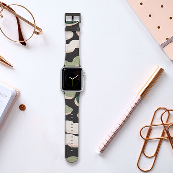Retro Bubbles Vegan Leather Apple Watch Band, 6 of 7