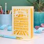 Personalised Papercut Retirement Card | Stars Design, thumbnail 2 of 6