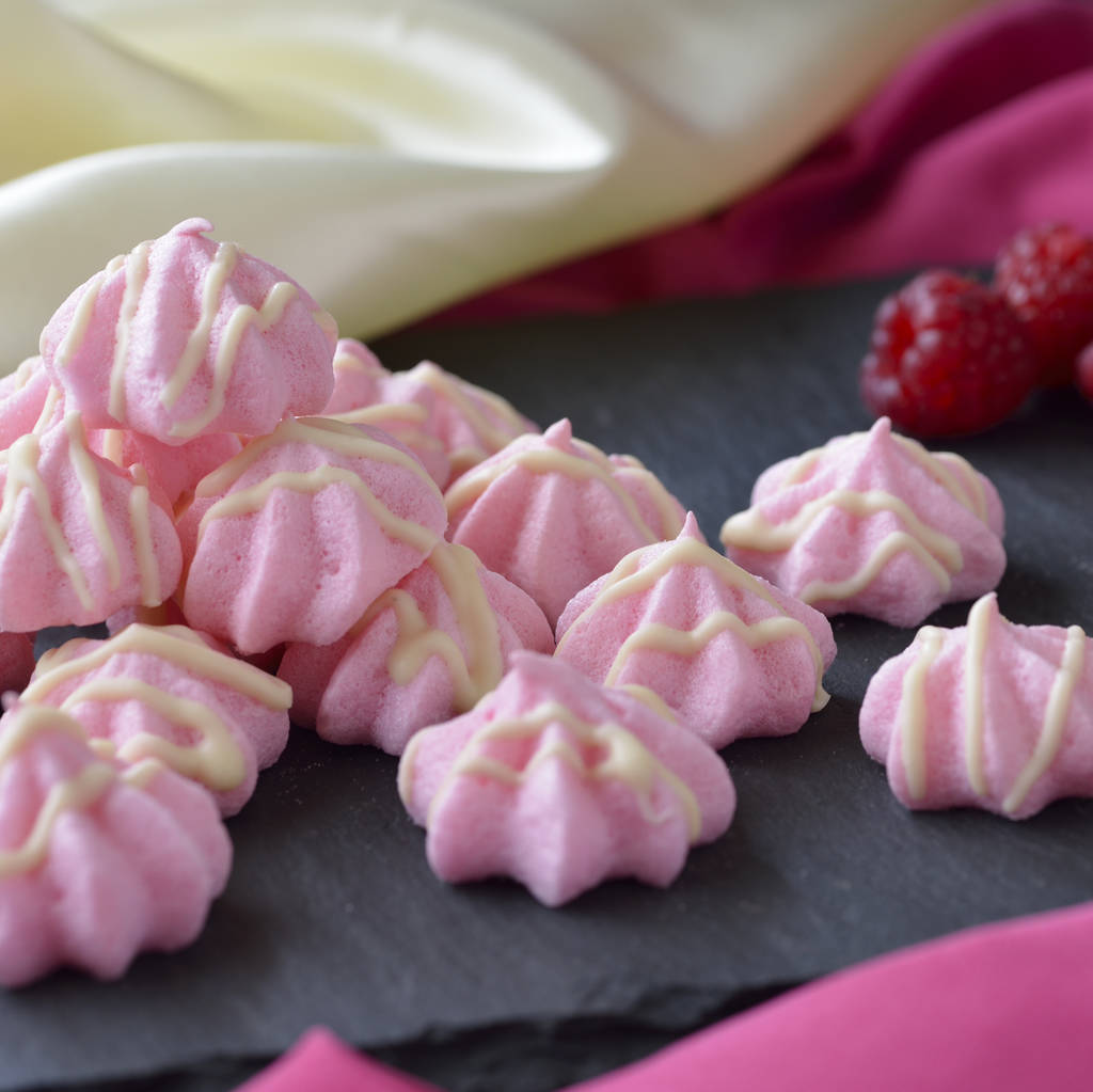 raspberry white chocolate crowns low sugar meringues by silvina's