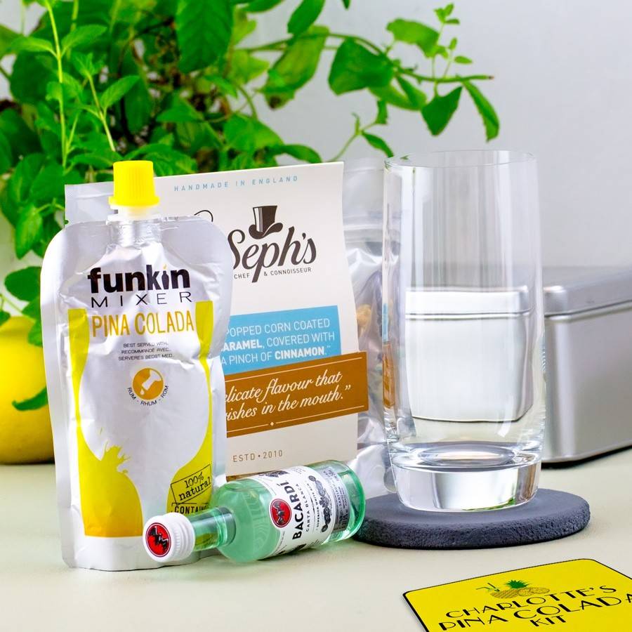 Personalised Pina Colada Cocktail Kit By Oli & Zo
