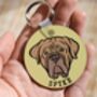 Dogue De Bordeaux Keyring, thumbnail 2 of 6