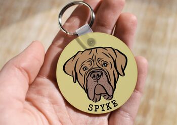 Dogue De Bordeaux Keyring, 2 of 6