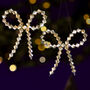 Gold Crystal Bow Christmas Ornament, thumbnail 3 of 3