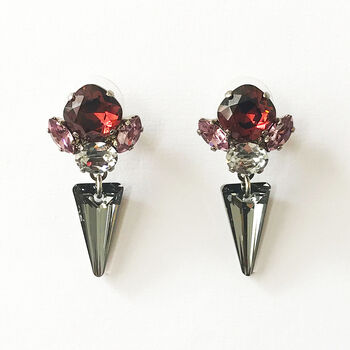 Swarovski Crystal Drop Earrings, 2 of 3
