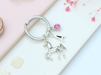 Personalised Horse Keyring Horse Lover Gift, 4 of 8