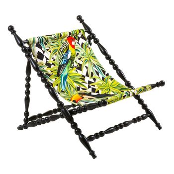 Folding Deckchair With Parrot Design, 2 of 7
