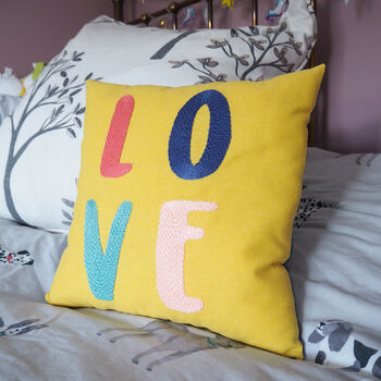 Handmade Love Cushion, 4 of 4