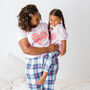 Personalised Woman's Mummy And Me Pyjamas Heart, thumbnail 2 of 12