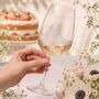 Personalised Birth Flower Birthday Wine Glass, thumbnail 1 of 3