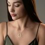 Eternal Bond Ring Holder Birthstone Necklace, thumbnail 5 of 11