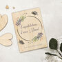 Personalised Congratulations Card In Wood, thumbnail 6 of 7