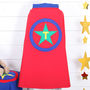 Personalised Superhero Star Dressing Up Cape, thumbnail 5 of 6