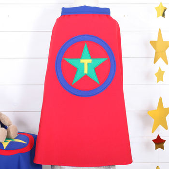 Personalised Superhero Star Dressing Up Cape, 5 of 6