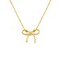 Bow Necklace – Gold/Silver, thumbnail 3 of 5
