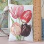 Tulip Flower Print Decorative Lavender Sachet Gift, thumbnail 4 of 7