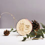 Love Winter Personalised Christmas Tree Ornament, thumbnail 4 of 4