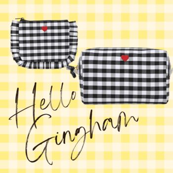 We Love Gingham The Make Up Bag And Purse Gift Box, 6 of 8