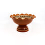 Ceramic Fruit Bowl With Stand In Sand Colour, thumbnail 2 of 4