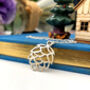 Sterling Silver Autumn Pinecone Christmas Necklace, thumbnail 4 of 12