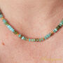 Blue Opal Beaded Short Collar Necklace, thumbnail 2 of 8