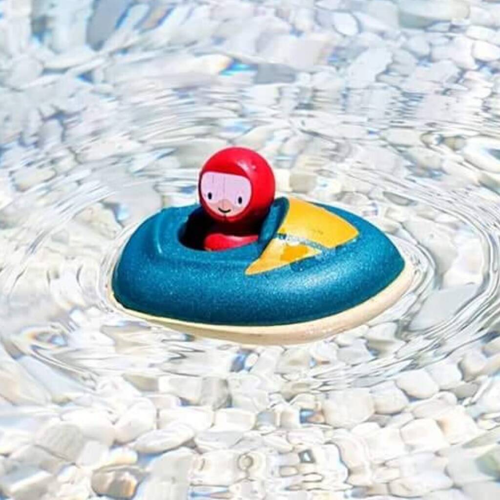 Image of Kids Sustainable Wooden Bath Toys