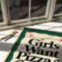 Girls Want Pizza And Cocktails Kitchen Wall Art, thumbnail 9 of 11