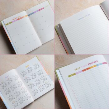 2023 Diary Planner A5 | Week To View | Checkered, 6 of 10