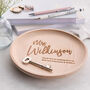 Personalised Thank You Teacher Wooden Trinket Tray, thumbnail 4 of 5