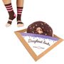 Chocolate Glazed Donut Socks, thumbnail 1 of 5