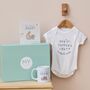 Personalised Father's Day Bodysuit And Mug Gift Set, thumbnail 1 of 3