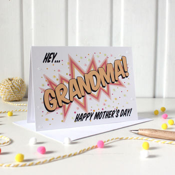 Personalised Mother's Day Card, Card For Grandma, 3 of 5