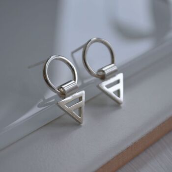 Mini Loop Stud Earrings, 2 of 5