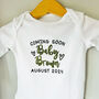 Personalised Embroidered Baby Vest 2024, thumbnail 1 of 4